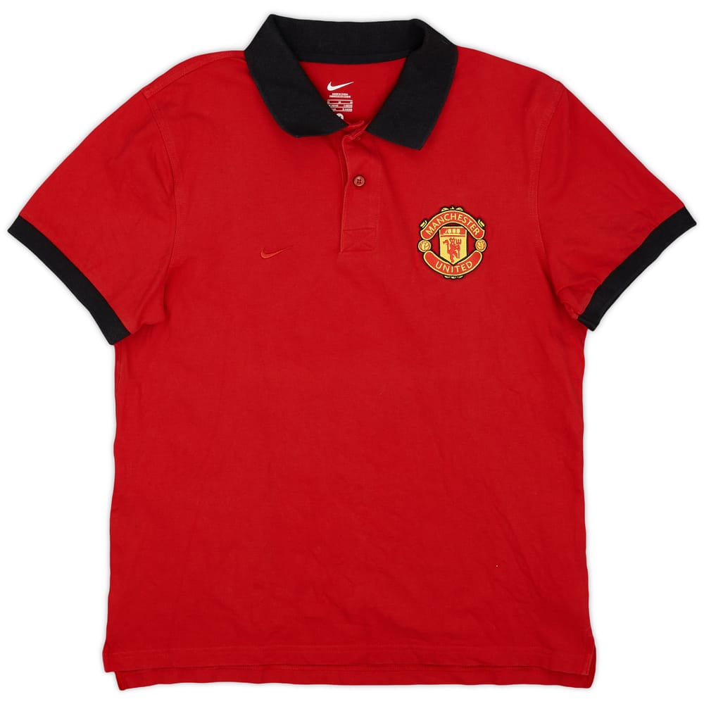 2010-11 Manchester United Nike Polo Shirt - 9/10 - (M)