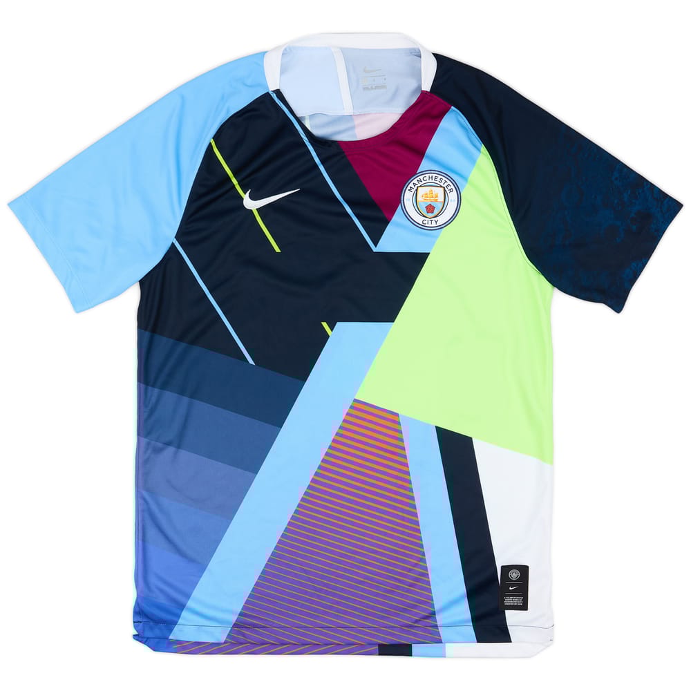 2019 Manchester City Nike Mash-Up Training Shirt - 9/10 - (L)
