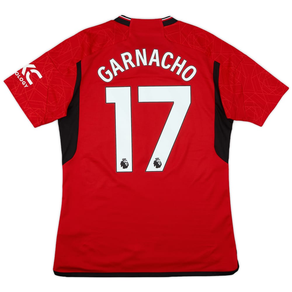 2023-24 Manchester United Home Shirt Garnacho #17 - 10/10 - (M)