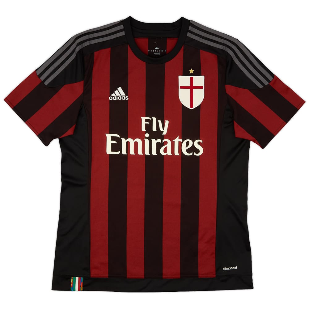 2015-16 AC Milan Home Shirt - 9/10 - (L)