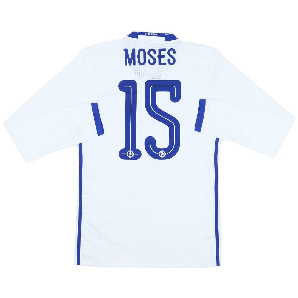 2016-17 Chelsea Player Issue Third L/S Shirt Moses #15 (M)