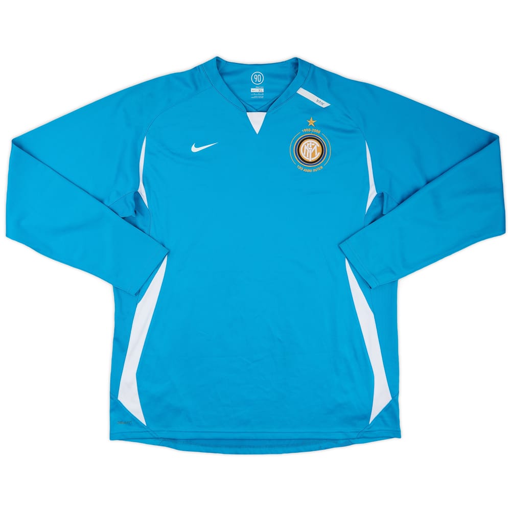 2007-08 Inter Milan Nike Training L/S Shirt - 7/10 - (XL)