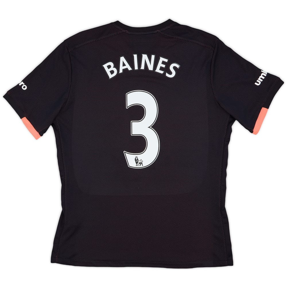 2016-17 Everton Away Shirt Baines #3 - 9/10 - (M)