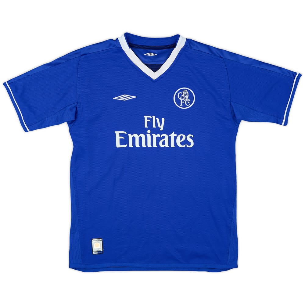 2003-05 Chelsea Home Shirt - 8/10 - (L.Boys)