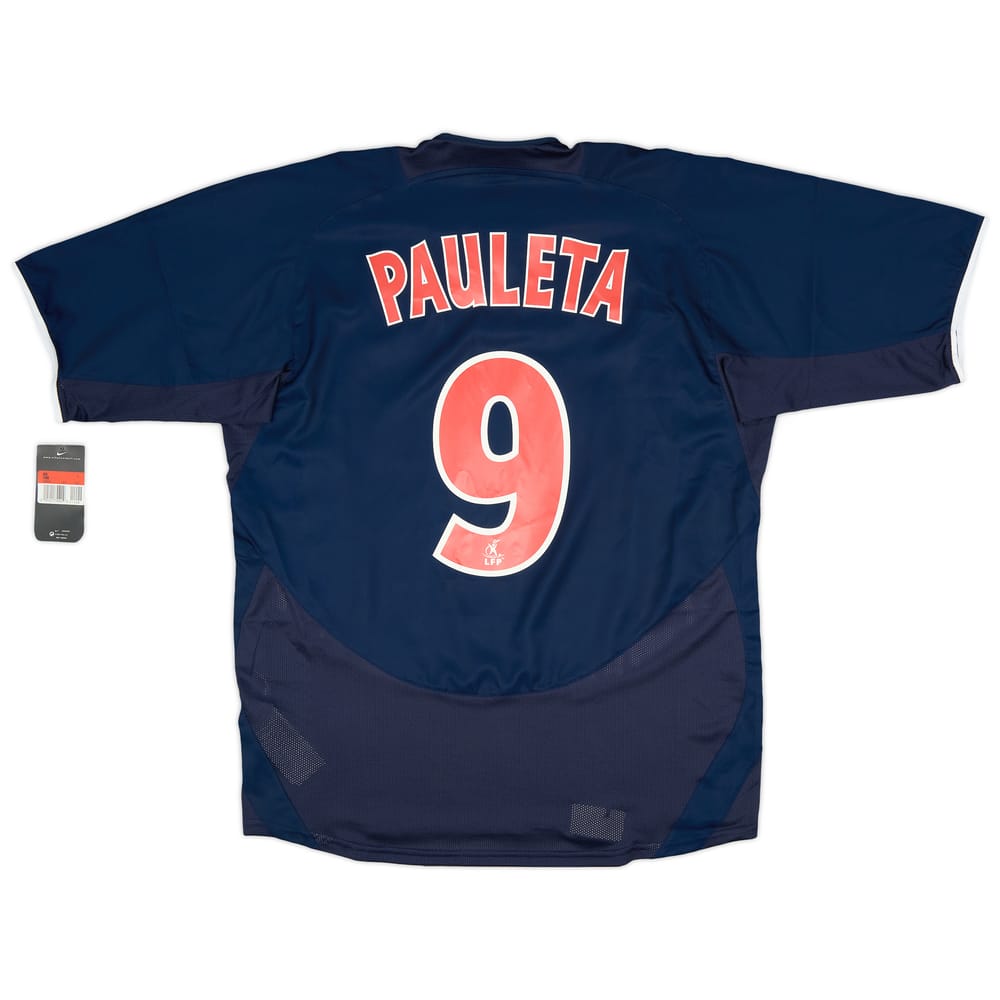 2003-04 Paris Saint-Germain Player Issue Home Shirt Pauleta #9 (L)