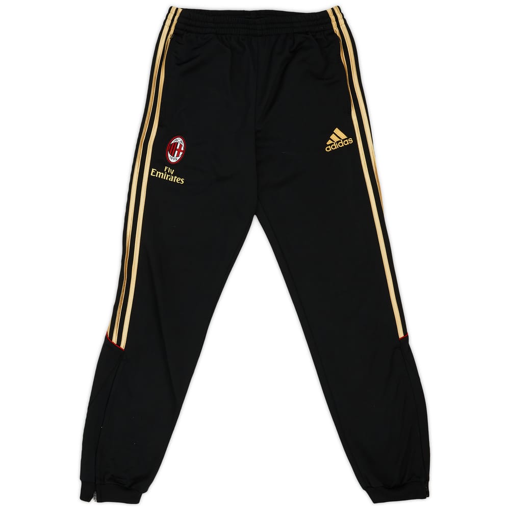 2010-11 AC Milan adidas Track Pants/Bottoms - 9/10 - (XL.Boys)