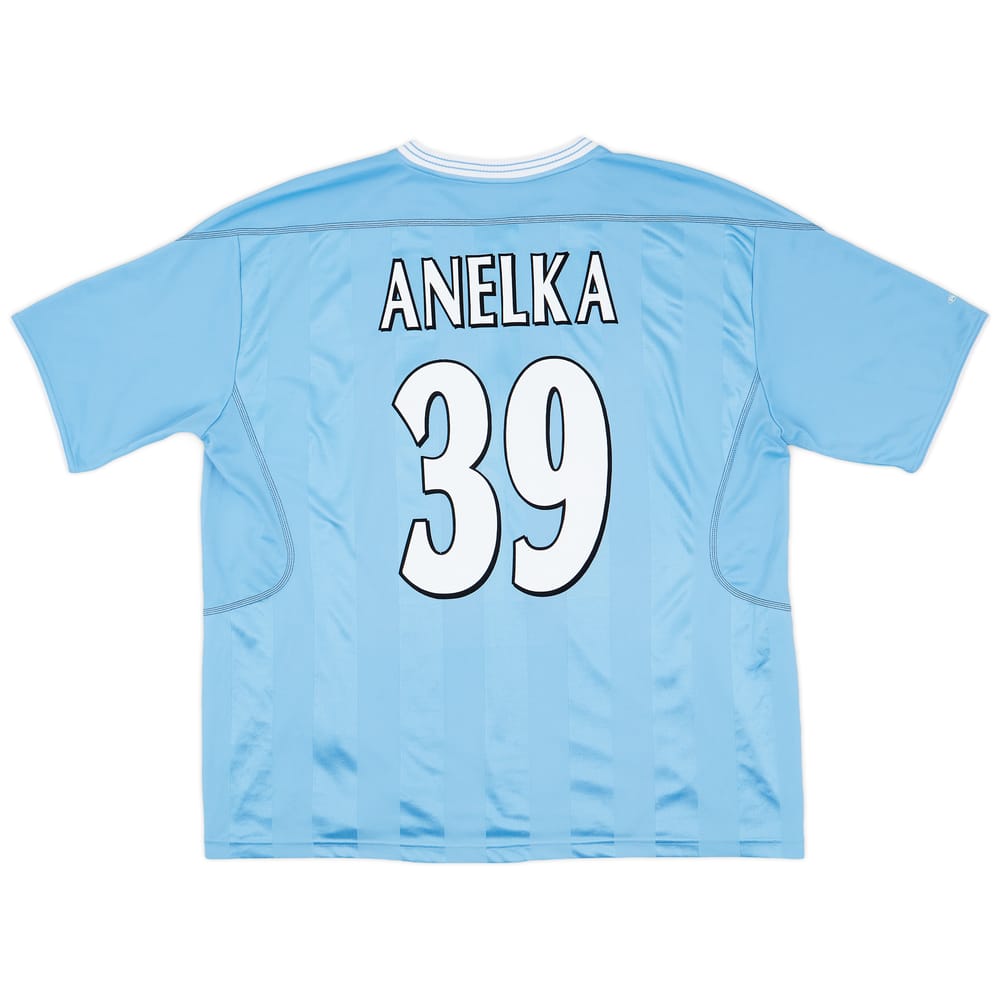 2003-04 Manchester City Home Shirt Anelka #39 - 9/10 - (XL)