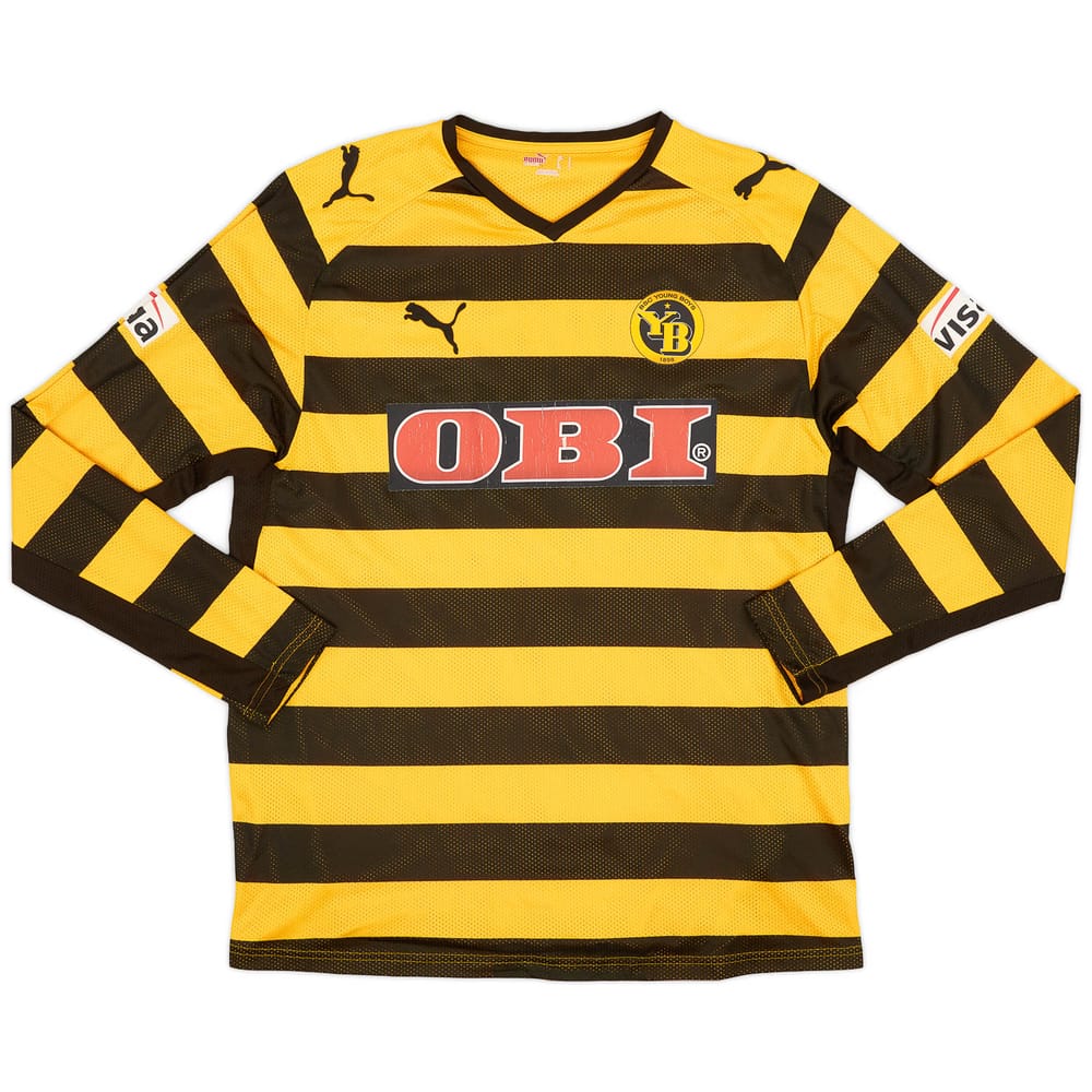 2009-10 Young Boys Player Issue Home L/S Shirt - 7/10 - (L)