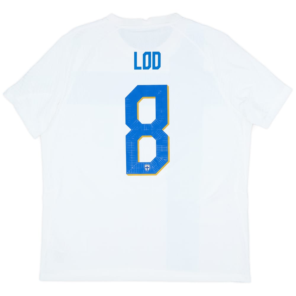 2024 Finland Match Issue Home Shirt Lod #8