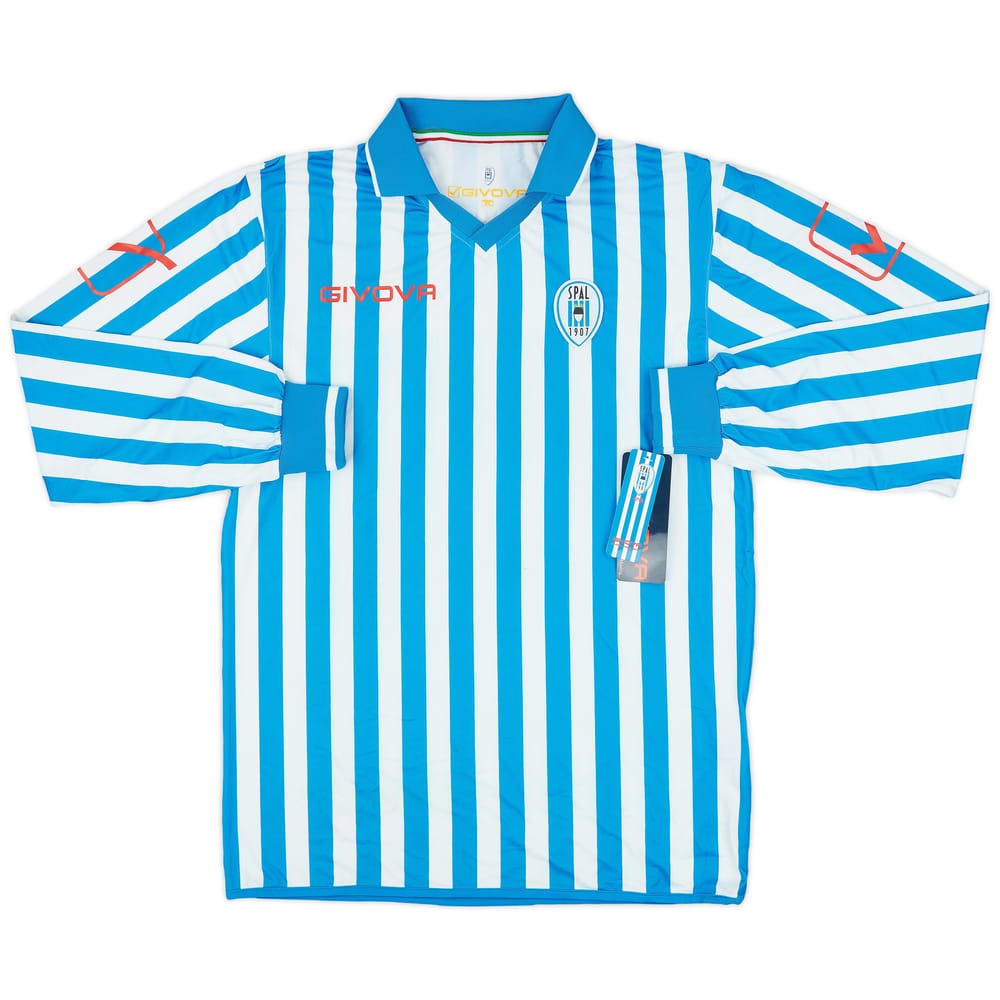 2011-12 SPAL Home L/S Shirt (XL)