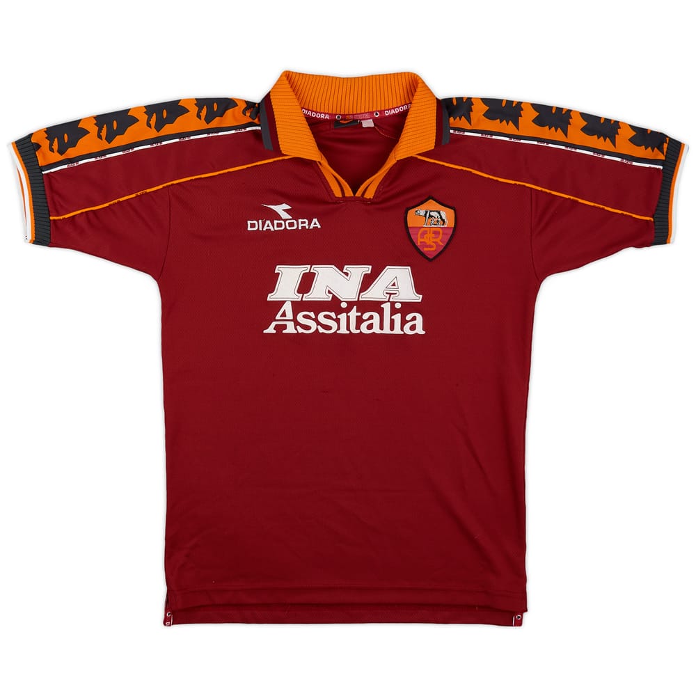 1998-99 Roma Home Shirt - 8/10 - (M)