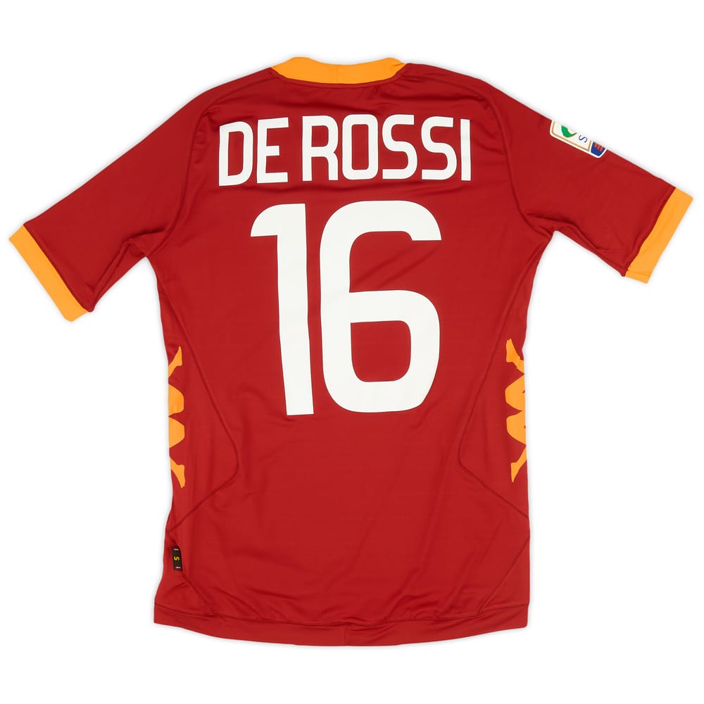 2011-12 Roma Home Shirt De Rossi #16 (S)