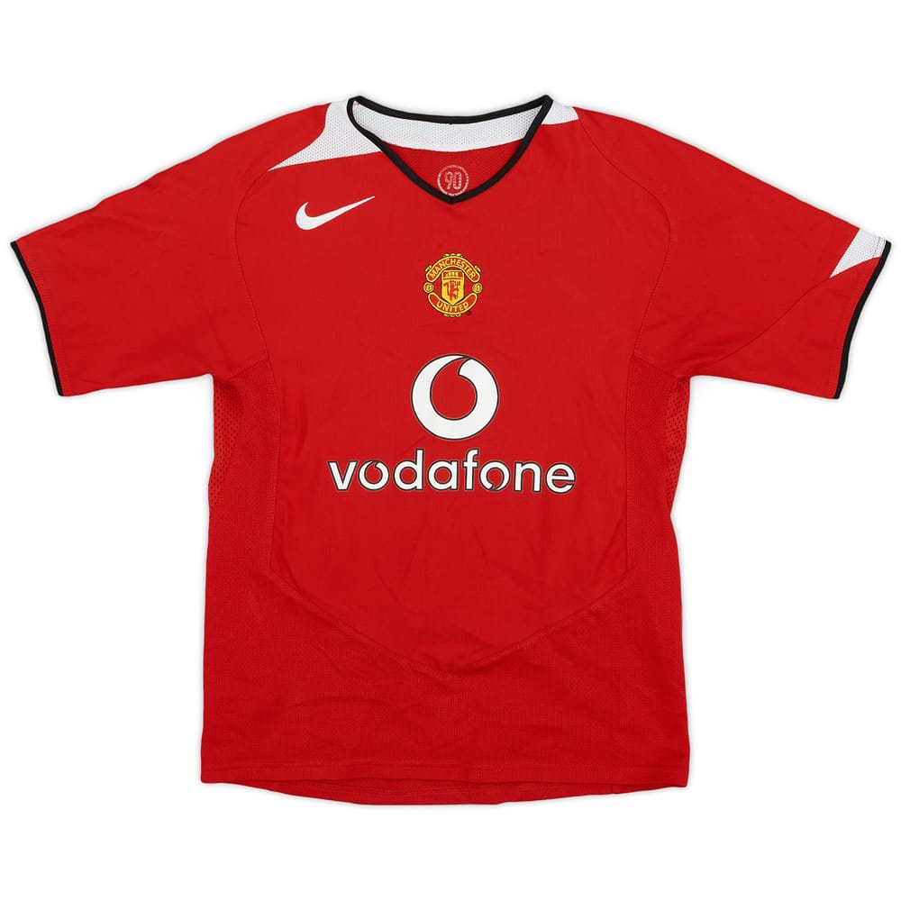 2004-06 Manchester United Home Shirt - 8/10 - (M.Boys)