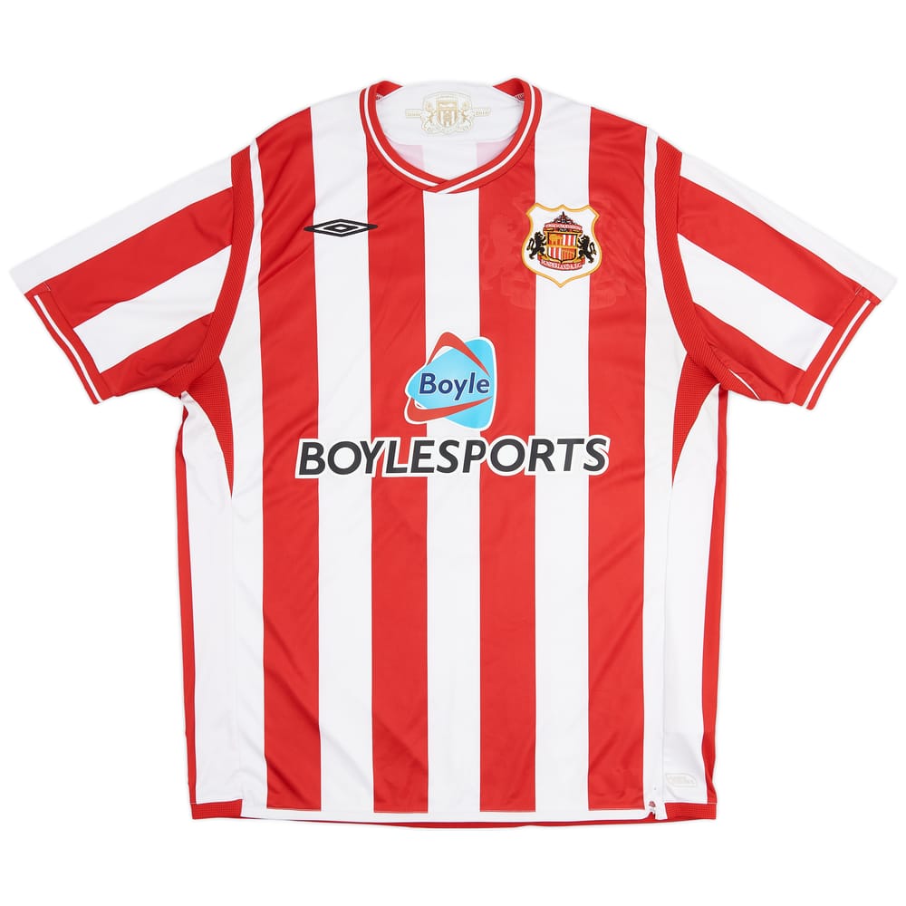 2009-10 Sunderland Home Shirt #5 - 6/10 - (XL)