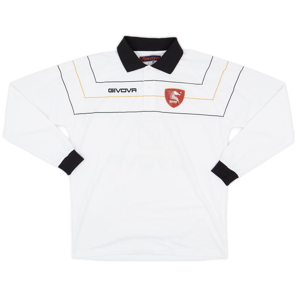 2014-15 Salernitana Givova Polo L/S Shirt - 9/10 - (L)
