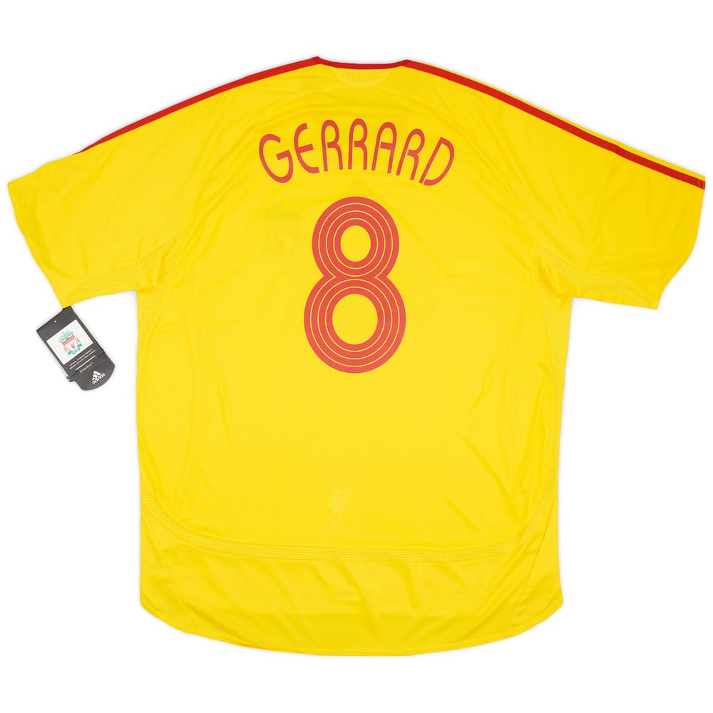 2006-07 Liverpool Away Shirt Gerrard #8 (XL)