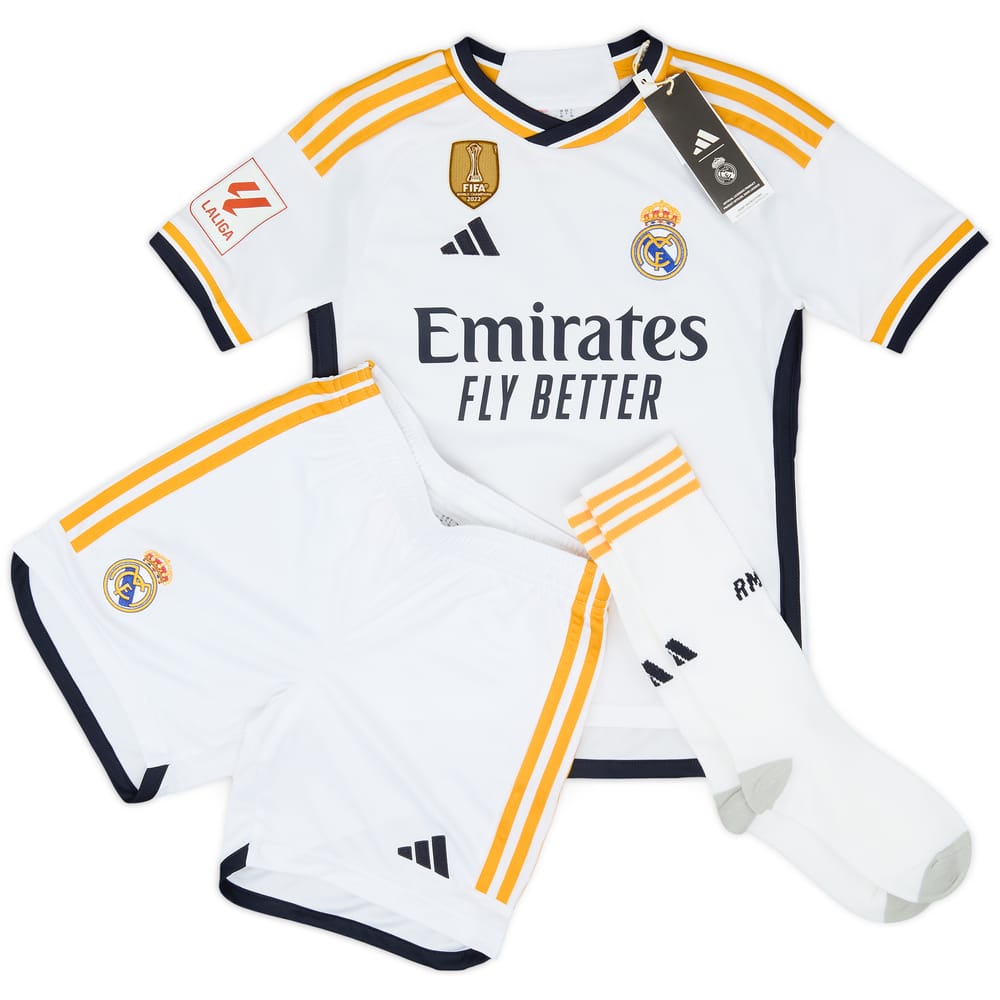 2023-24 Real Madrid Home Full Kit (S.Kids)