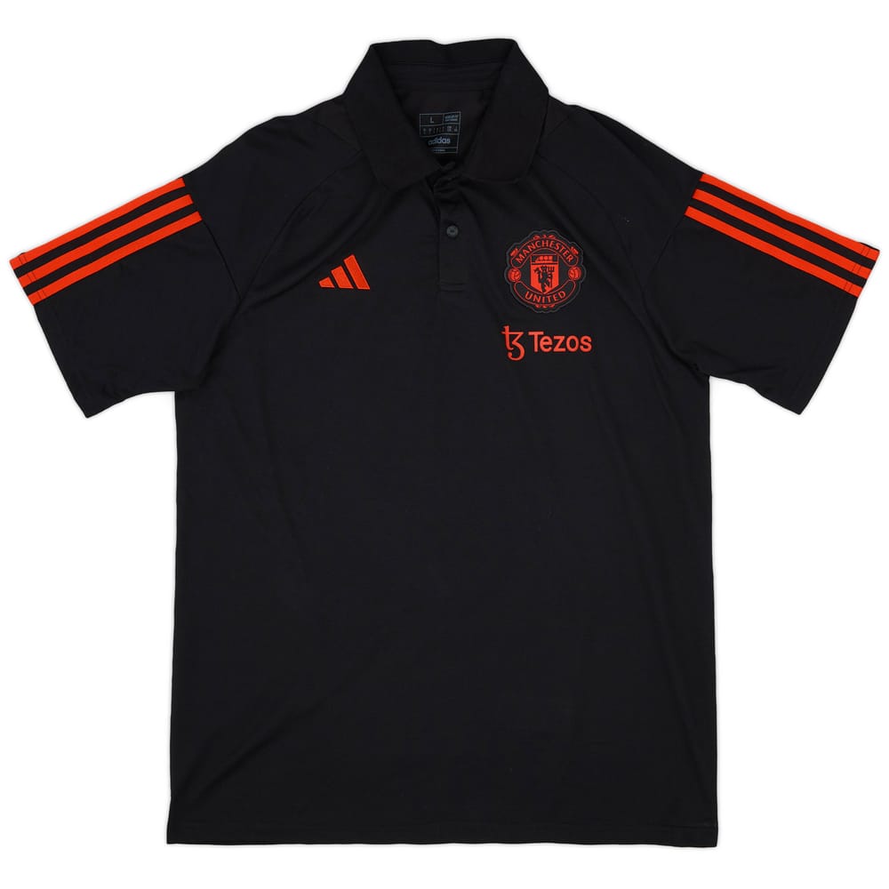 2023-24 Manchester United adidas Polo Shirt - 9/10 - (L)