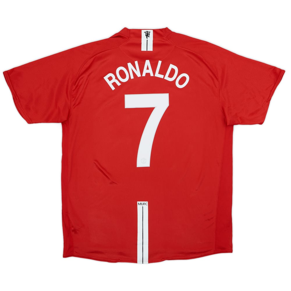2007-09 Manchester United Home Shirt Ronaldo #7 - 7/10 - (3XL)