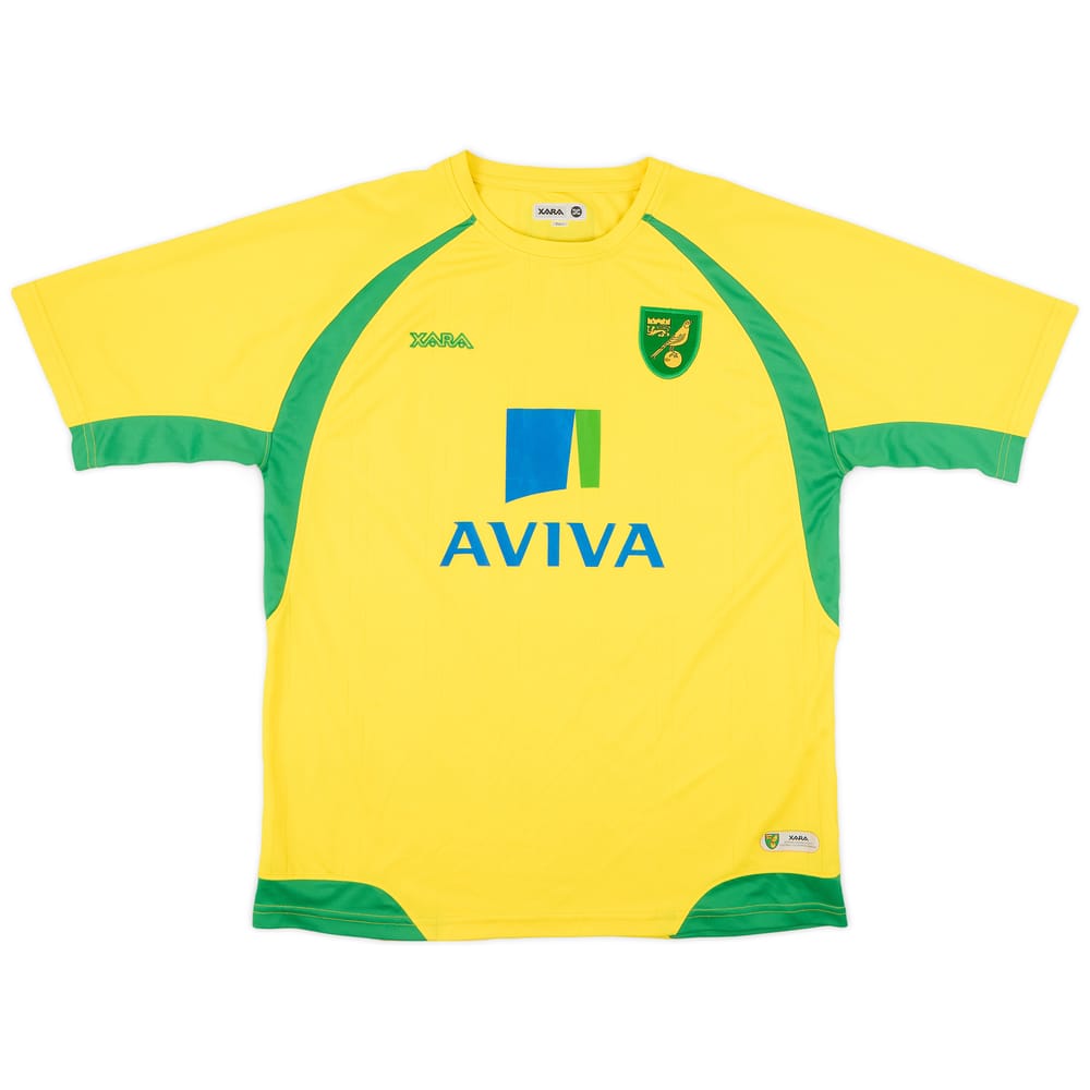 2010-11 Norwich Home Shirt - 7/10 - (L)