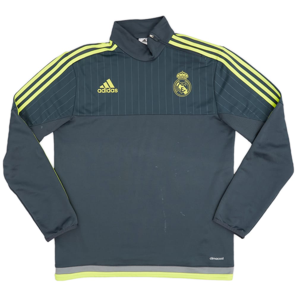2015-16 Real Madrid adidas 1/4 Zip Drill Top - 6/10 - (M)