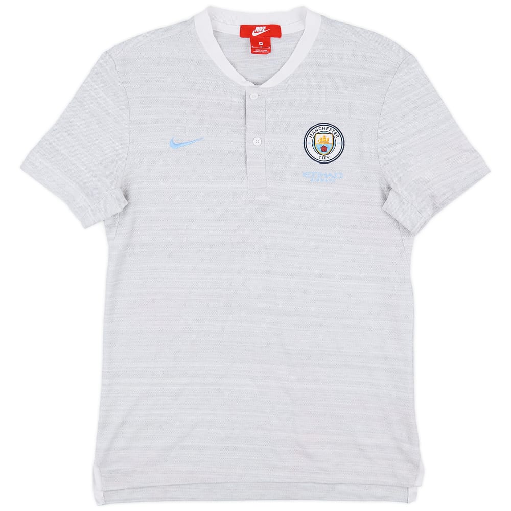 2018-19 Manchester City Nike Polo Shirt - 8/10 - (M)
