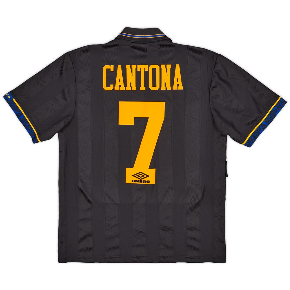 1993-95 Manchester United Away Shirt Cantona #7 - 8/10 - (M)