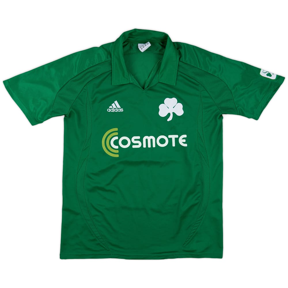 2008-09 Panathinaikos Home Shirt - 8/10 - (M)