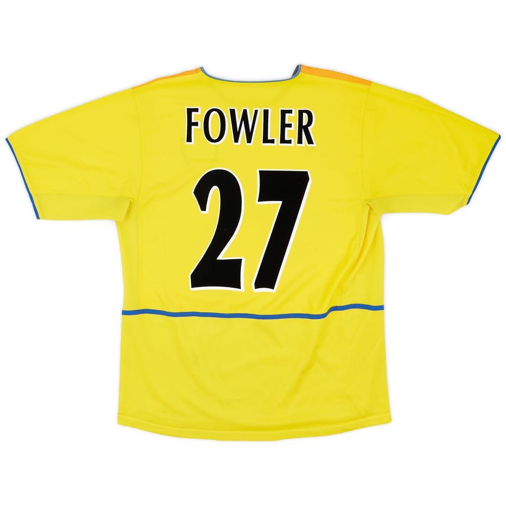 2002-03 Leeds United Away Shirt Fowler #27 - 7/10 - (XL)
