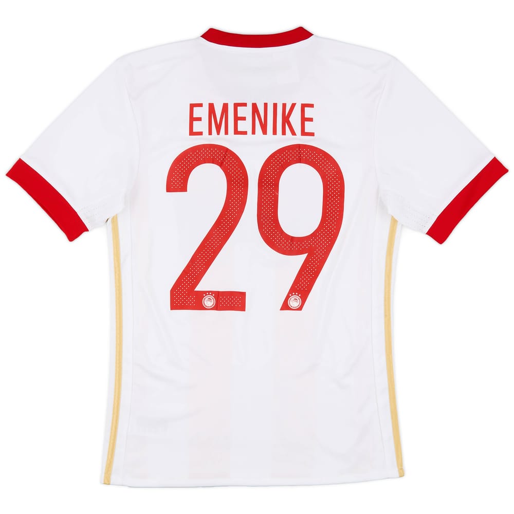 2017-18 Olympiakos Home Shirt Emenike #29 - 5/10 - (XS)