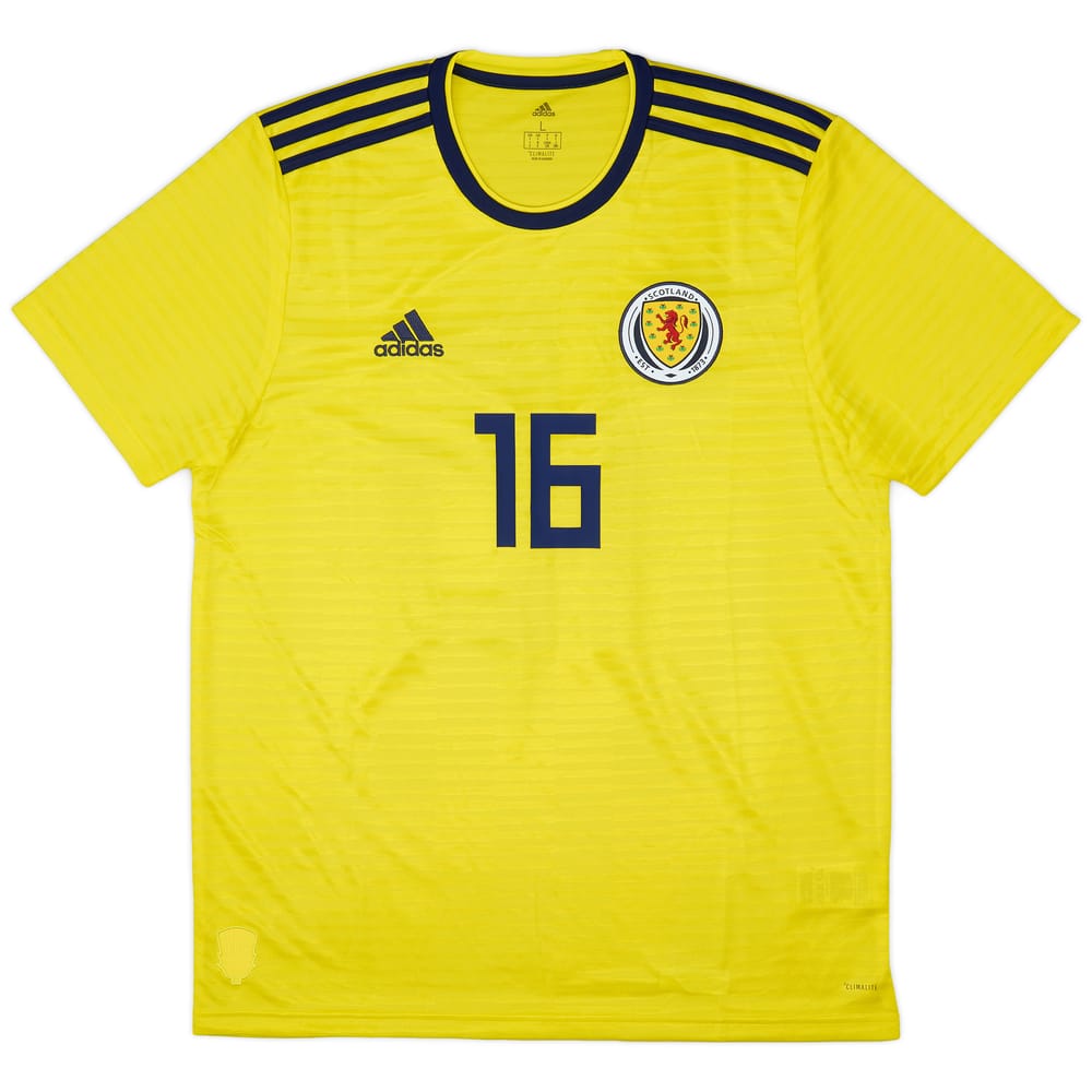 2017-18 Scotland Away Shirt #16 - 9/10 - (L)
