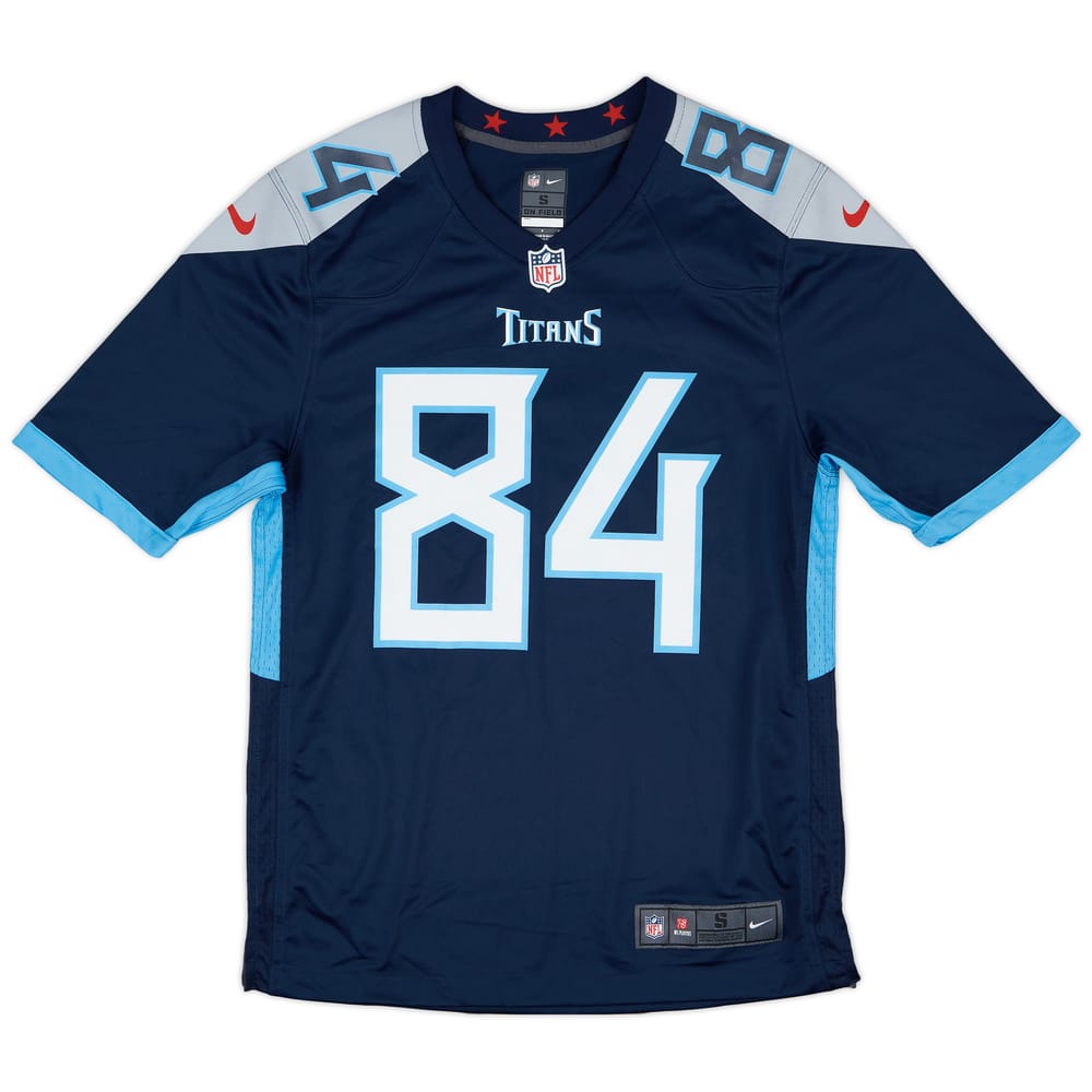 2018-20 Tennessee Titans Davis #84 Nike Game Home Jersey - 8/10 - (S)