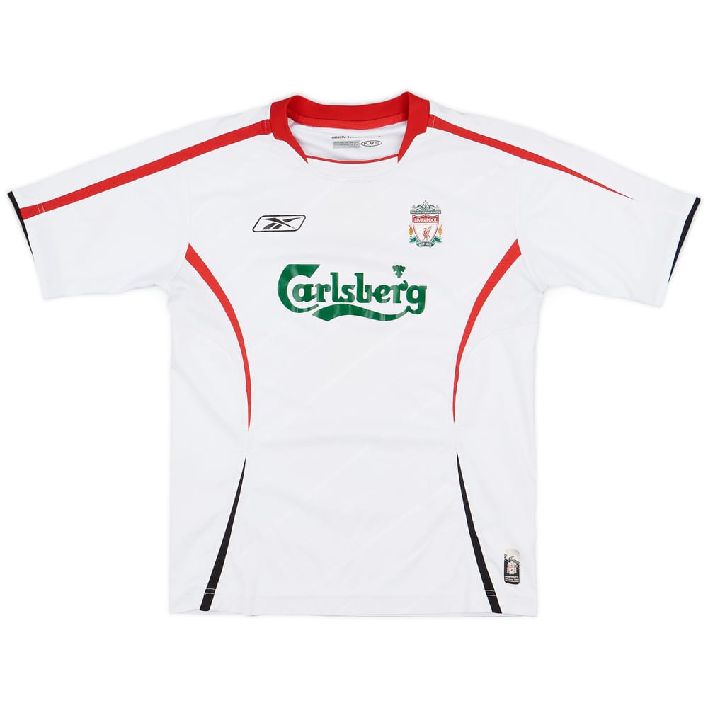 2005-06 Liverpool Away Shirt - 6/10 - (L.Boys)