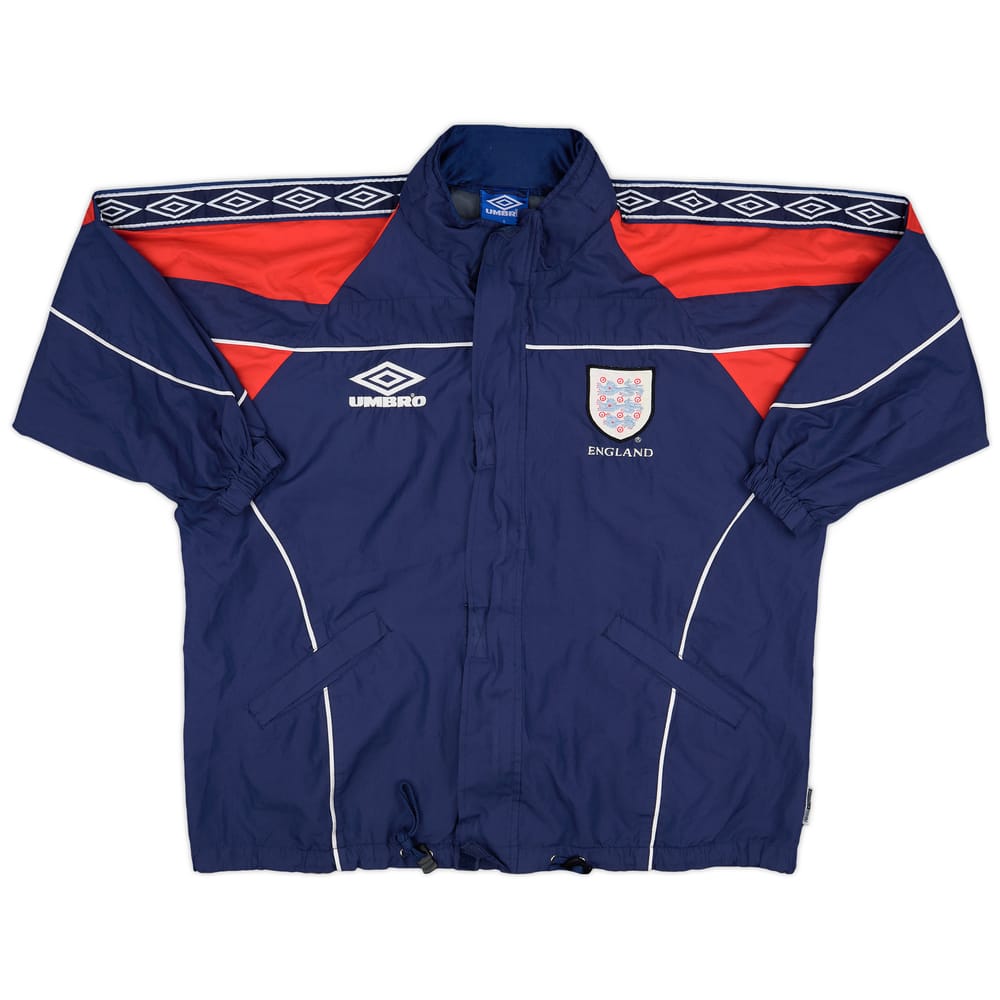 1995-97 England Umbro Hooded Rain Jacket - 7/10 - (S)