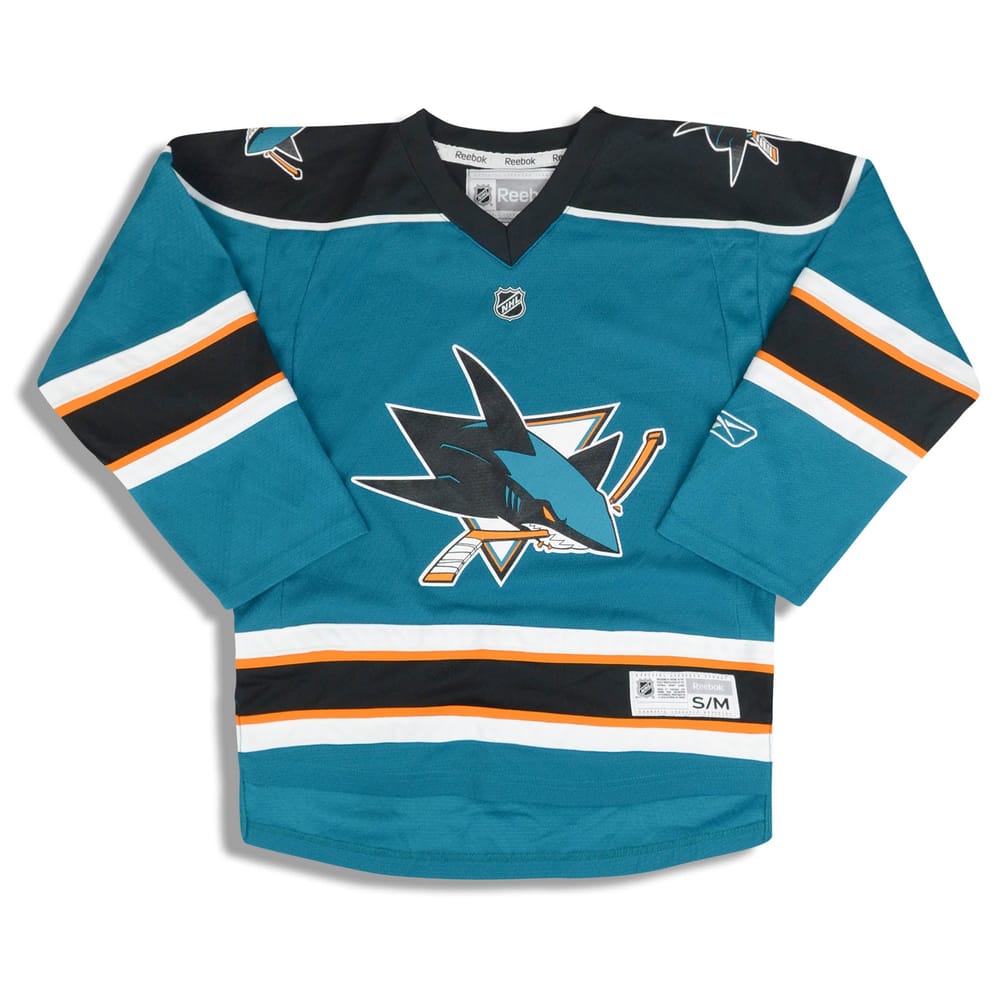 2008-09 San Jose Sharks Reebok Jersey (Home) Y