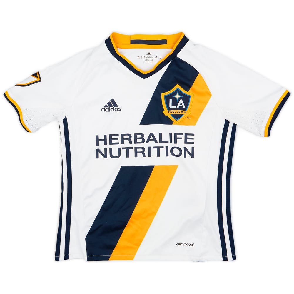 2016-17 LA Galaxy Home Shirt - 8/10 - (9-10Years)