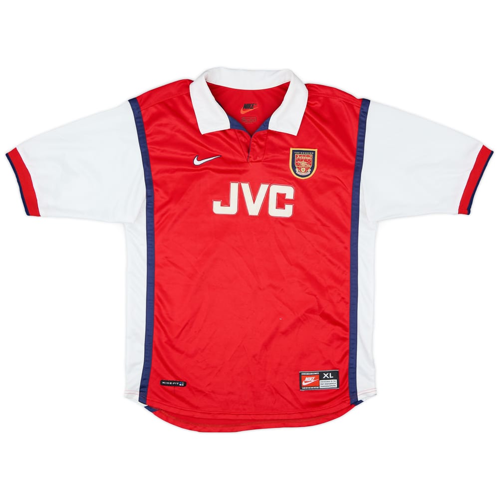 1998-99 Arsenal Home Shirt - 7/10 - (XL.Boys)