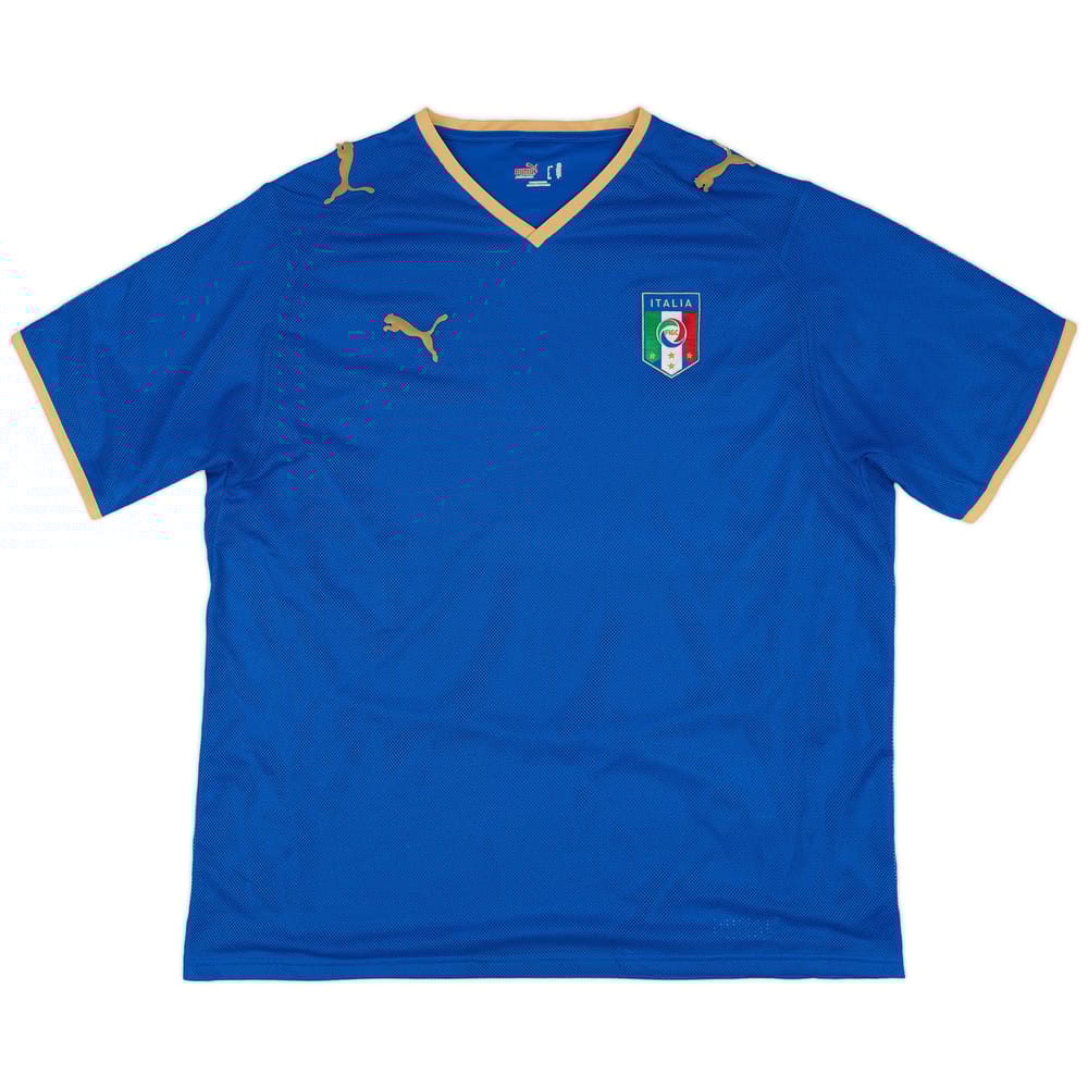 2007-08 Italy Home Shirt - 6/10 - (XXL)