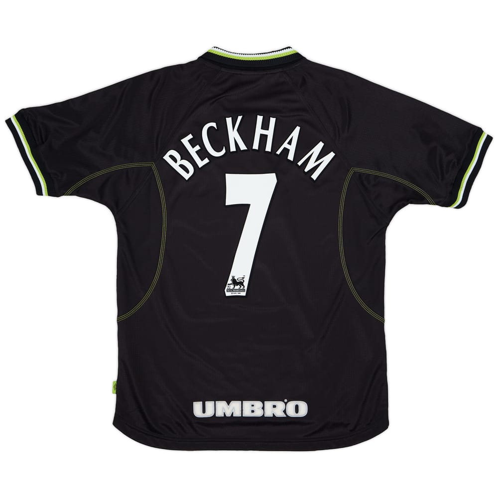 1998-99 Manchester United Third Shirt Beckham #7 - 8/10 - (M)
