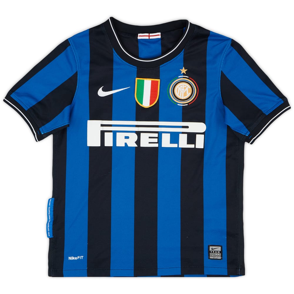 2009-10 Inter Milan Home Shirt - 7/10 - (S.Boys)