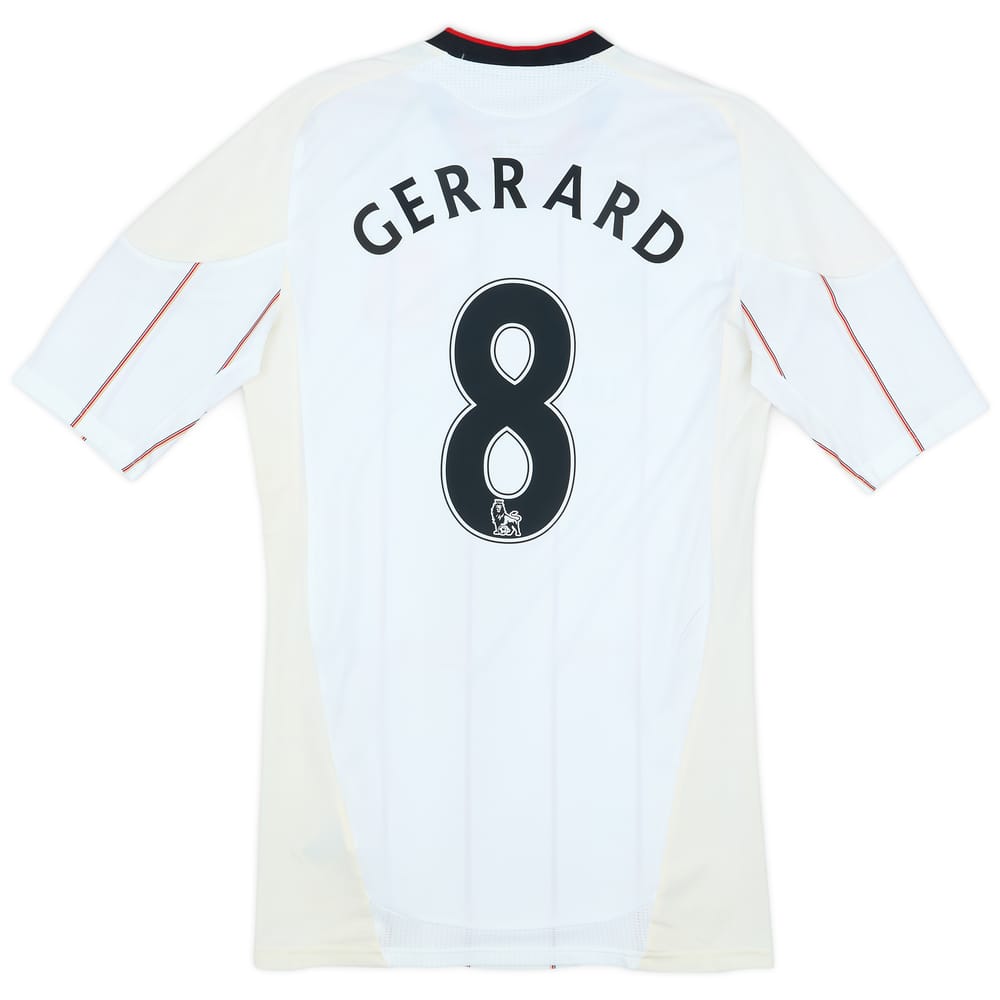 2010-11 Liverpool Player Issue TechFit Away Shirt Gerrard #8 (L)