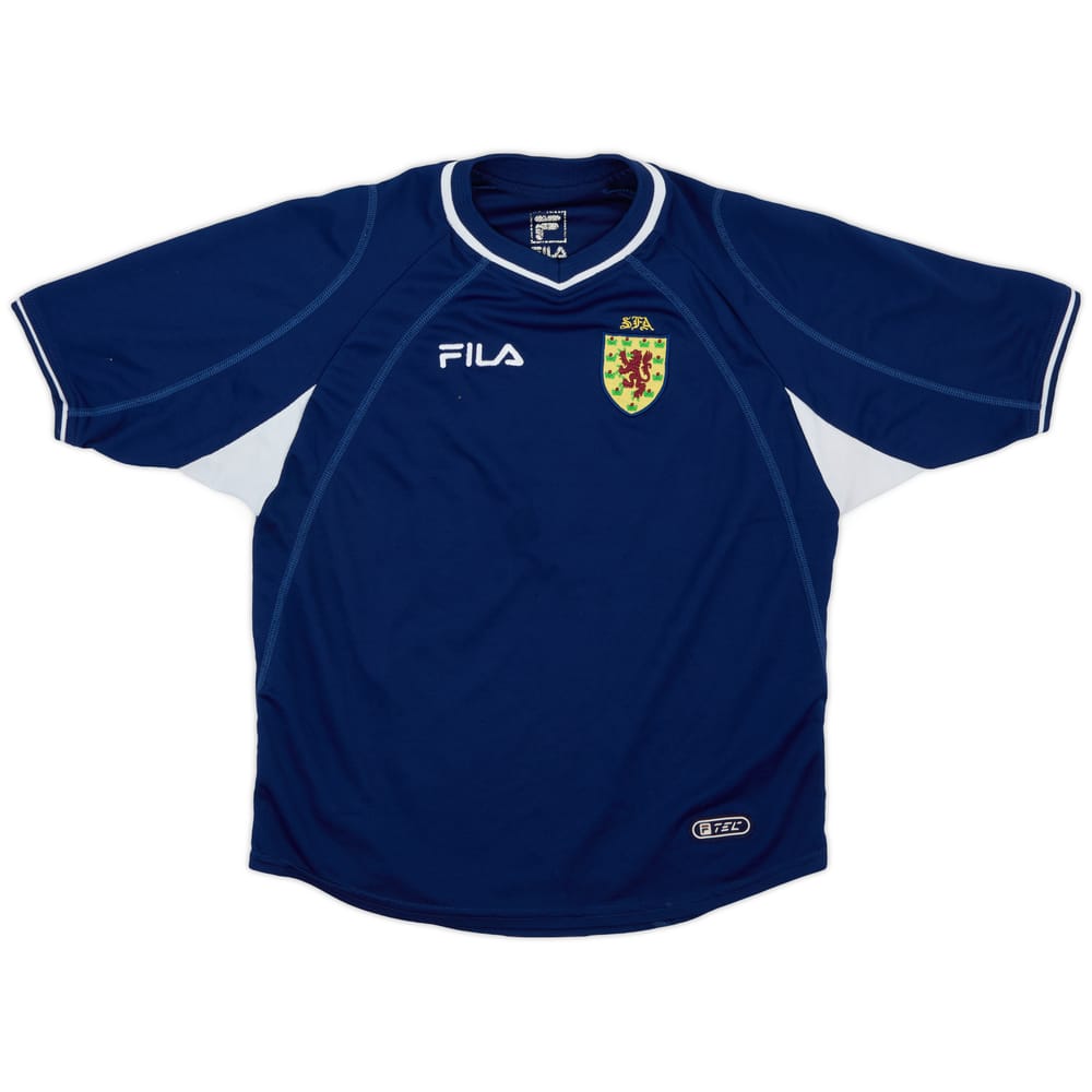 2000-02 Scotland Home Shirt - 6/10 - (L.Boys)