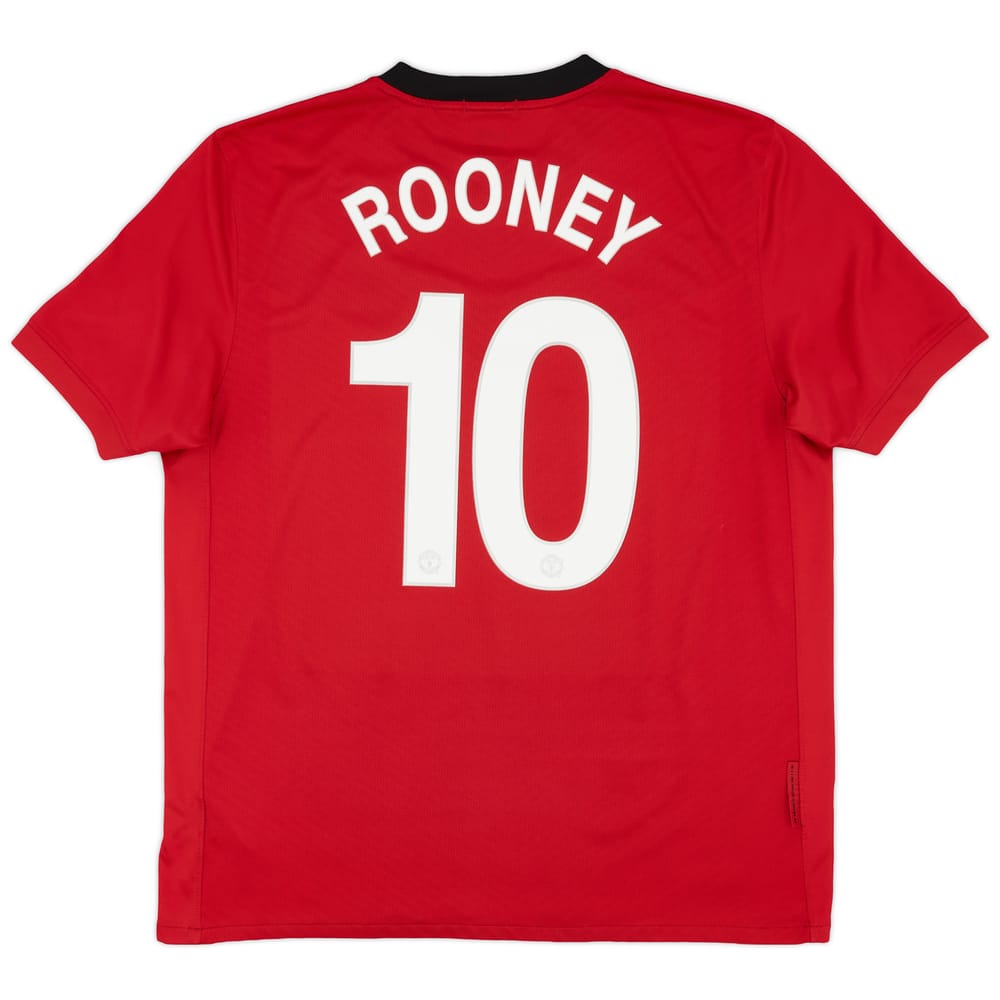 2009-10 Manchester United Home Shirt Rooney #10 - 7/10 - (XL)