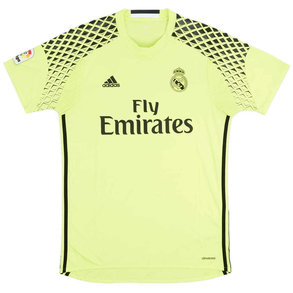 2016-17 Real Madrid GK S/S Shirt - 8/10 - (M)