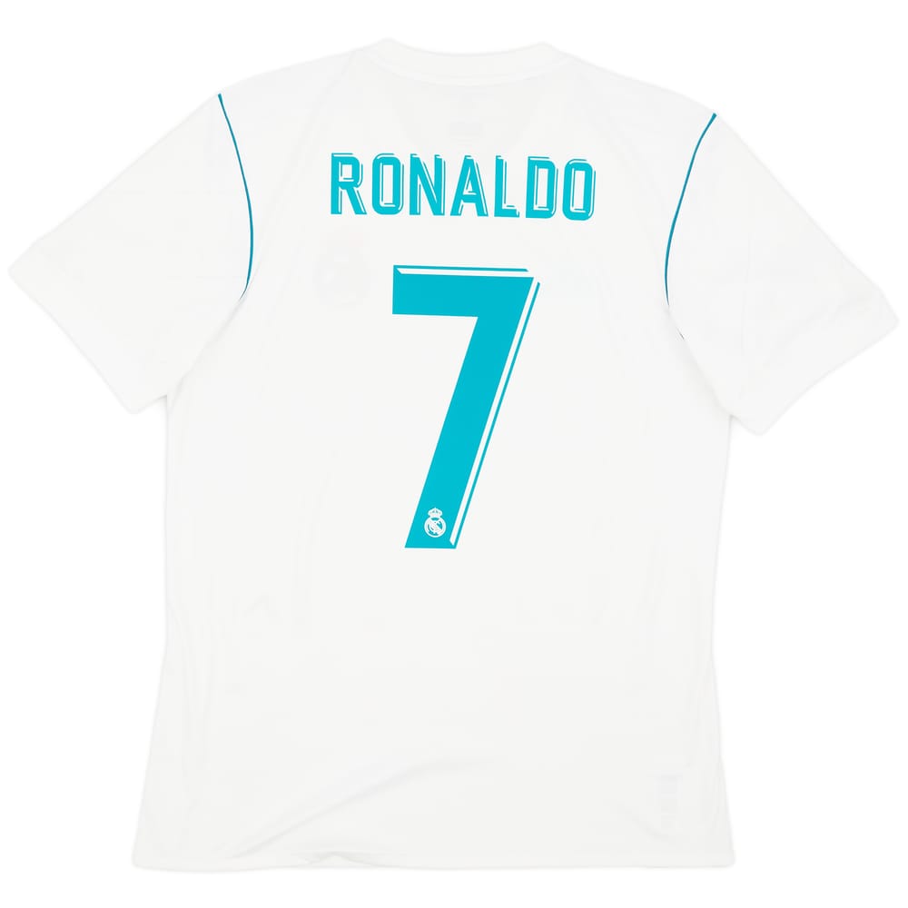2017-18 Real Madrid Home Shirt Ronaldo #7 - 4/10 - (M)