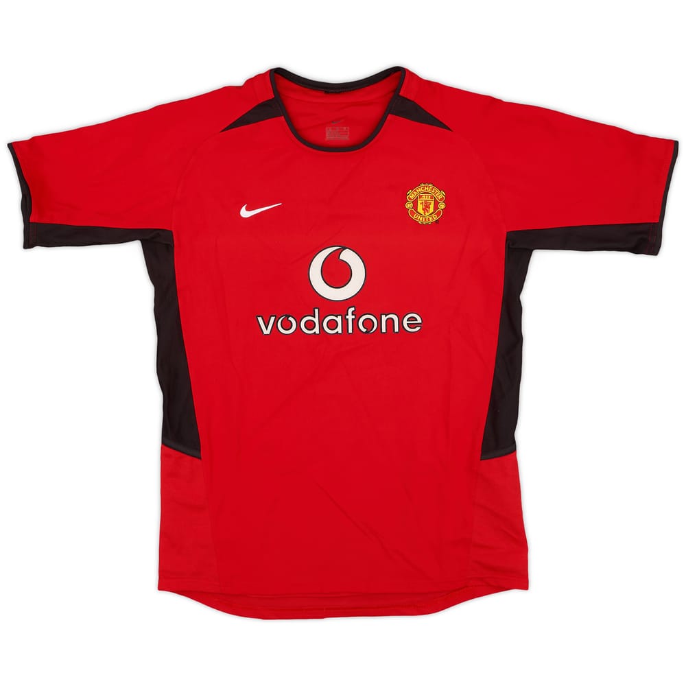 2002-04 Manchester United Home Shirt - 8/10 - (L.Boys)
