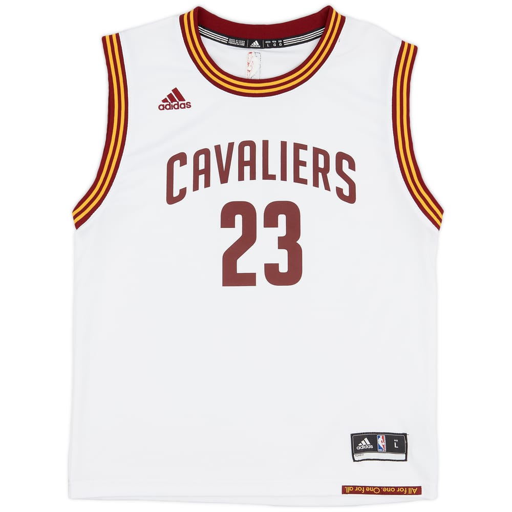 2014-17 Cleveland Cavaliers James #23 adidas Home Jersey - 7/10 - (L.Boys)