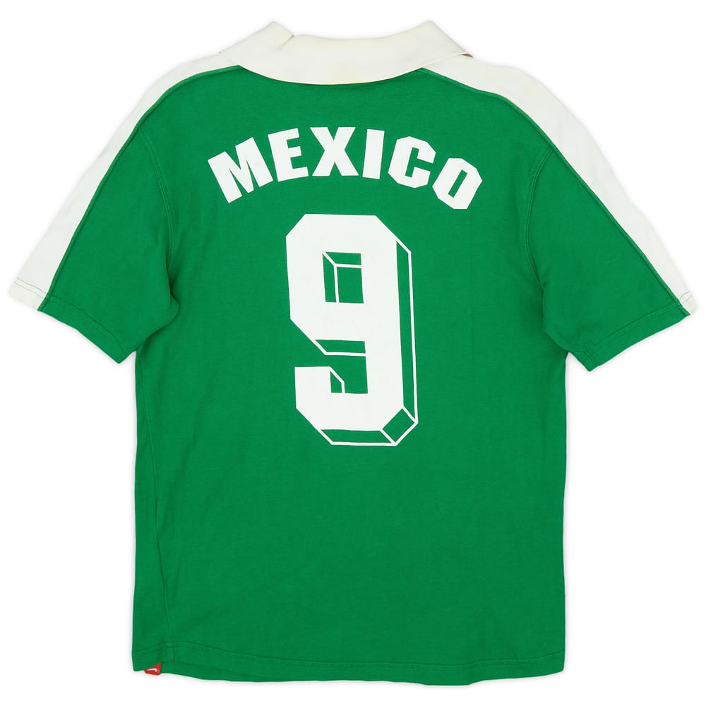 2005-06 Mexico Nike Retro Polo Shirt Mexico #9 - 6/10 - (M)