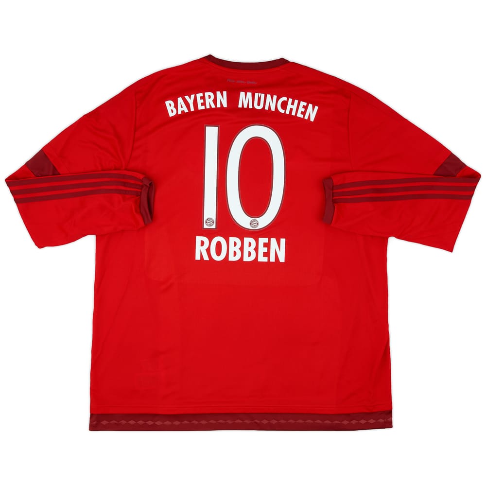 2015-16 Bayern Munich Home L/S Shirt Robben #10 (XXL)