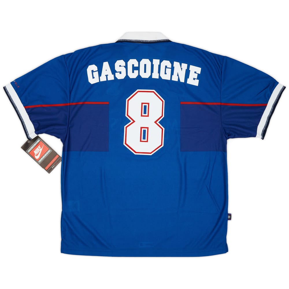 1997-99 Rangers Home Shirt Gascoigne #8 (XXL)